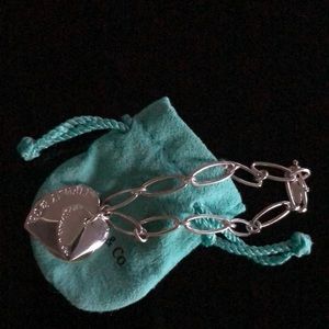 Double heart t&co bracelet